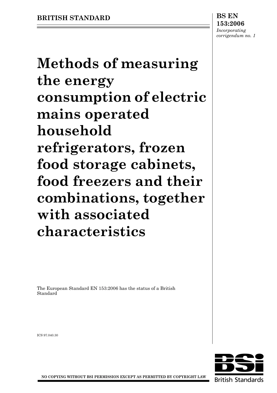 BS EN 00153-2006 (2007).pdf_第1页