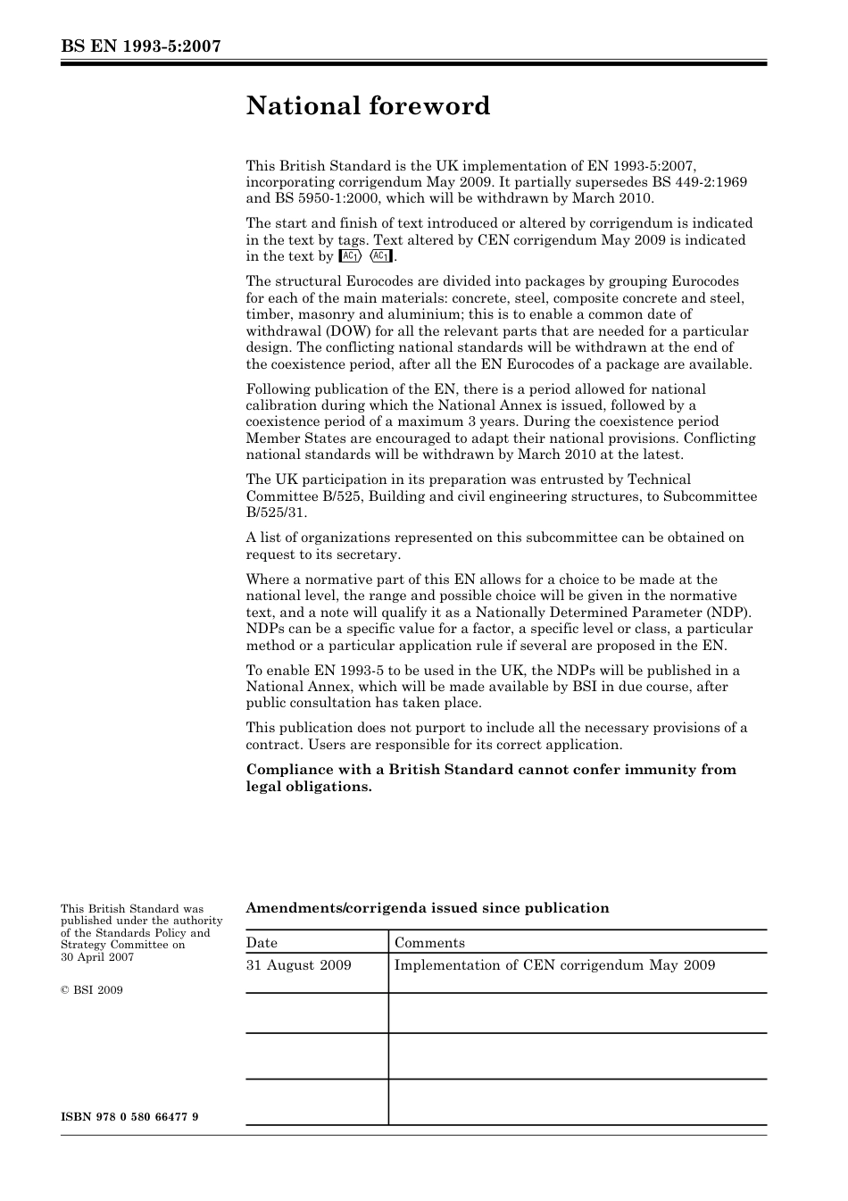 BS EN 01993-5-2007 (2009).pdf_第2页