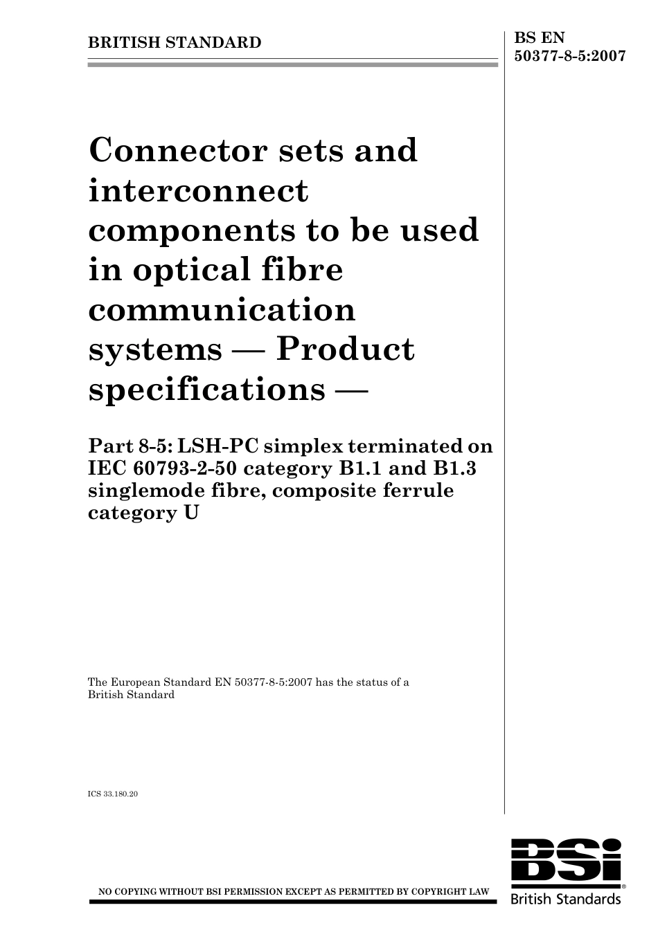 BS EN 50377-8-5-2007.pdf_第1页