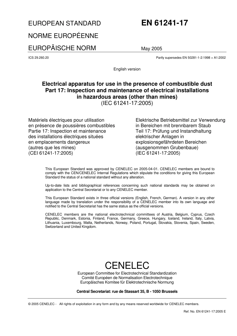 BS EN 61241-17-2005.pdf_第3页