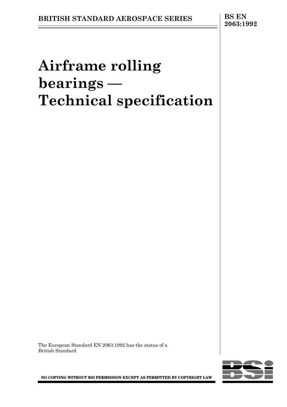 BS EN 02063-1992 (1999).pdf_第1页