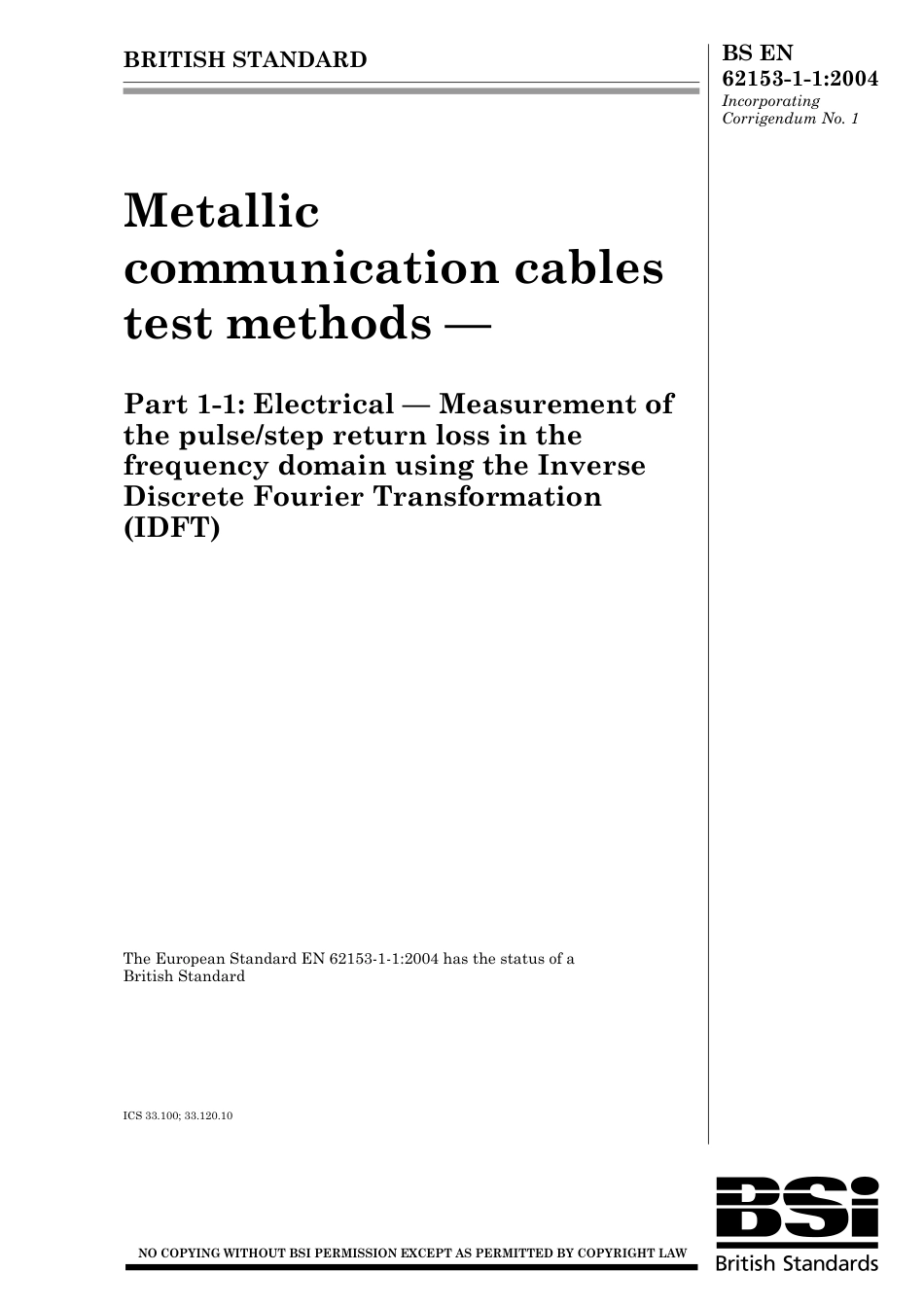 BS EN 62153-1-1-2004 (2006).pdf_第1页