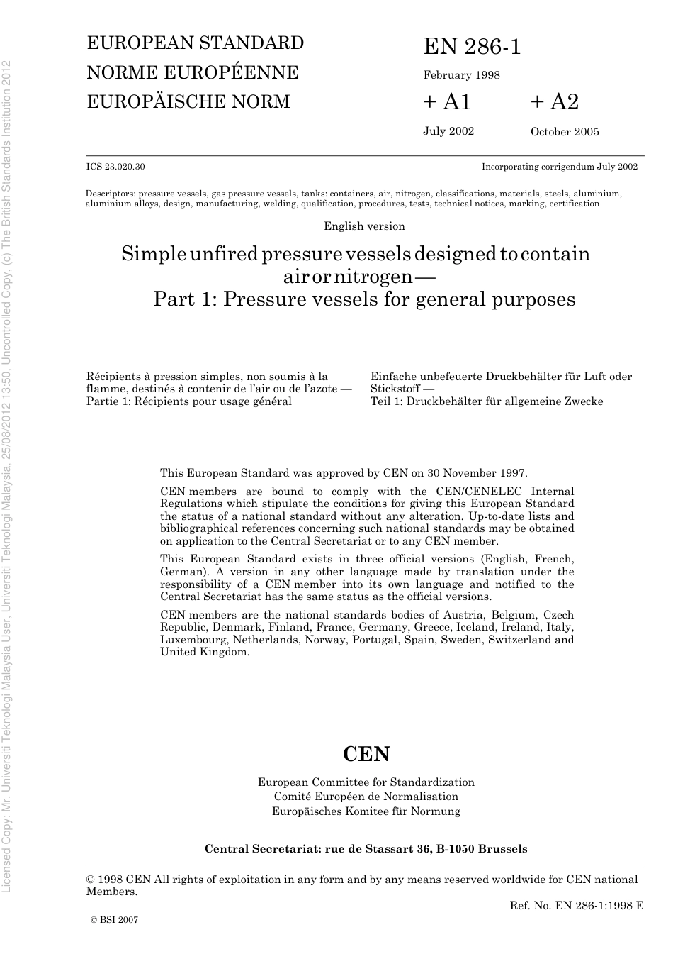 BS EN 00286-1-1998 + A2-2005 (2007).pdf_第3页