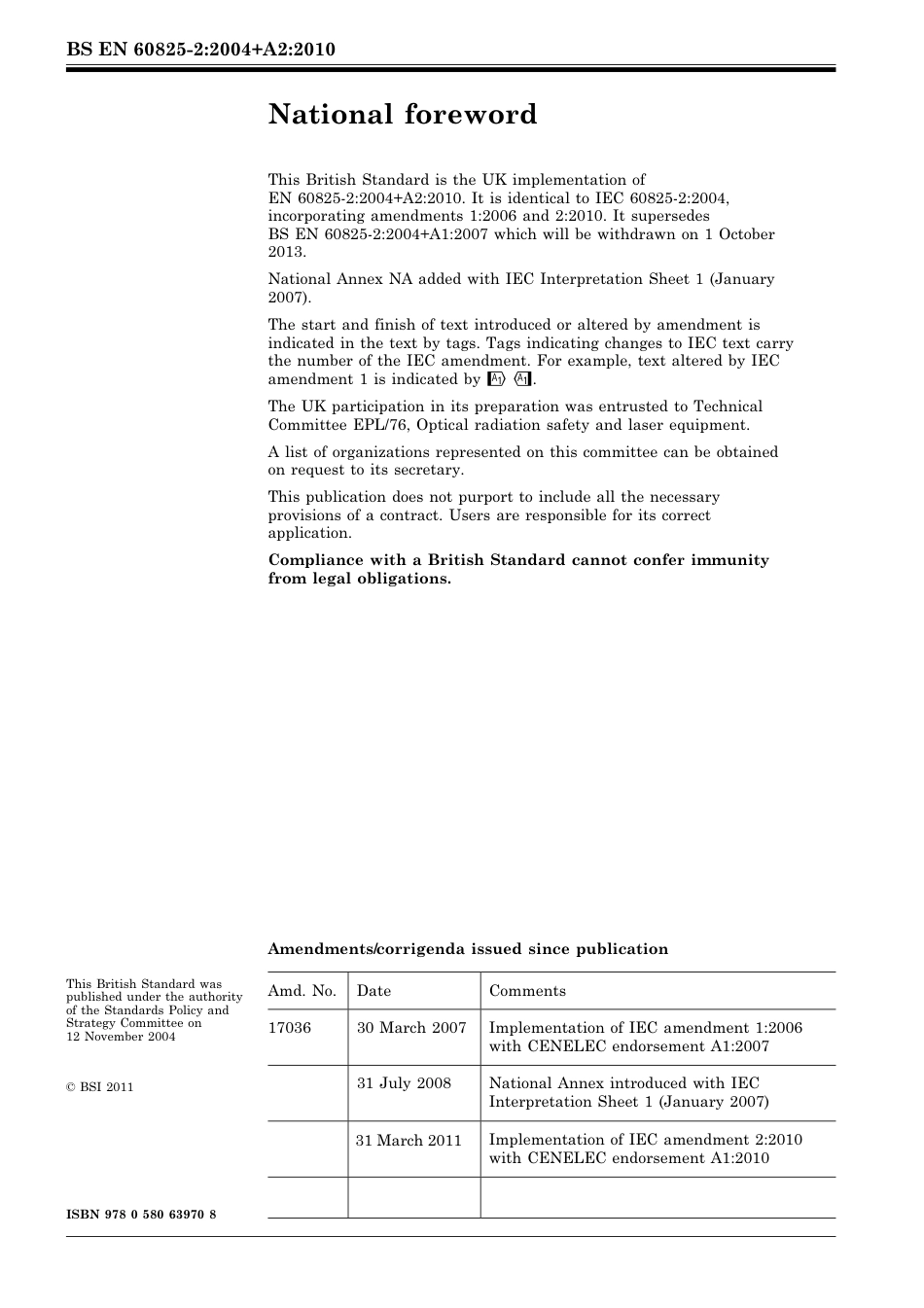 BS EN 60825-2-2004 + A2-2010.pdf_第2页