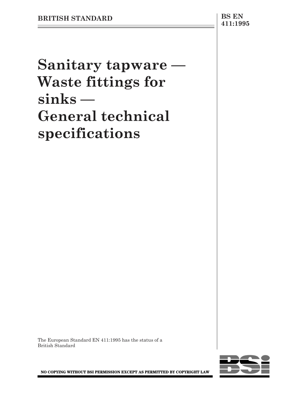 BS EN 00411-1995 (1999).pdf_第1页