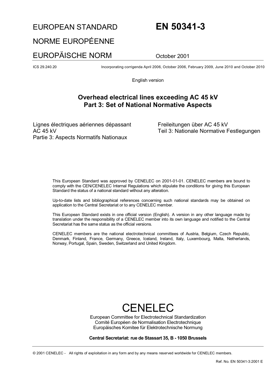 BS EN 50341-3-2001 (2011).pdf_第3页