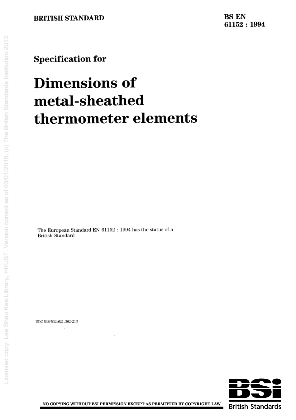BS EN 61152-1994 scan.pdf_第1页