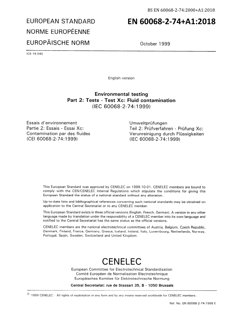 BS EN 60068-2-74-2000 + A1-2018.pdf_第3页