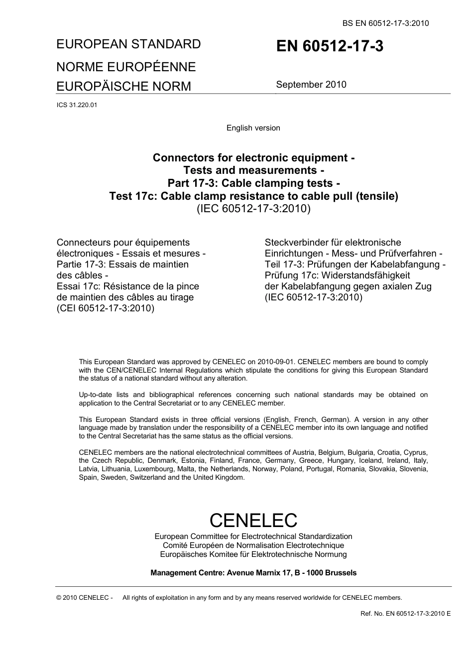 BS EN 60512-17-3-2010.pdf_第3页