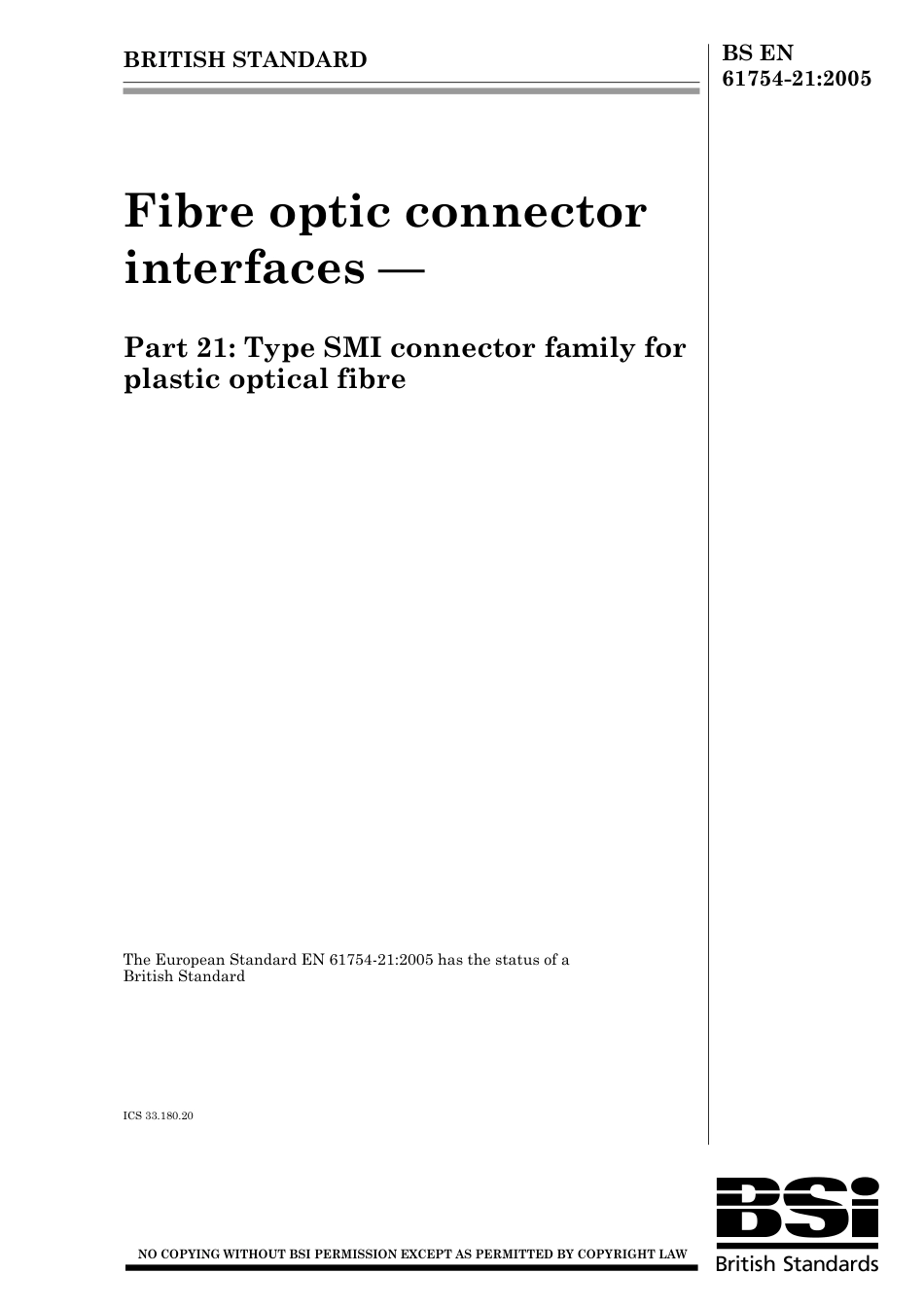 BS EN 61754-21-2005.pdf_第1页