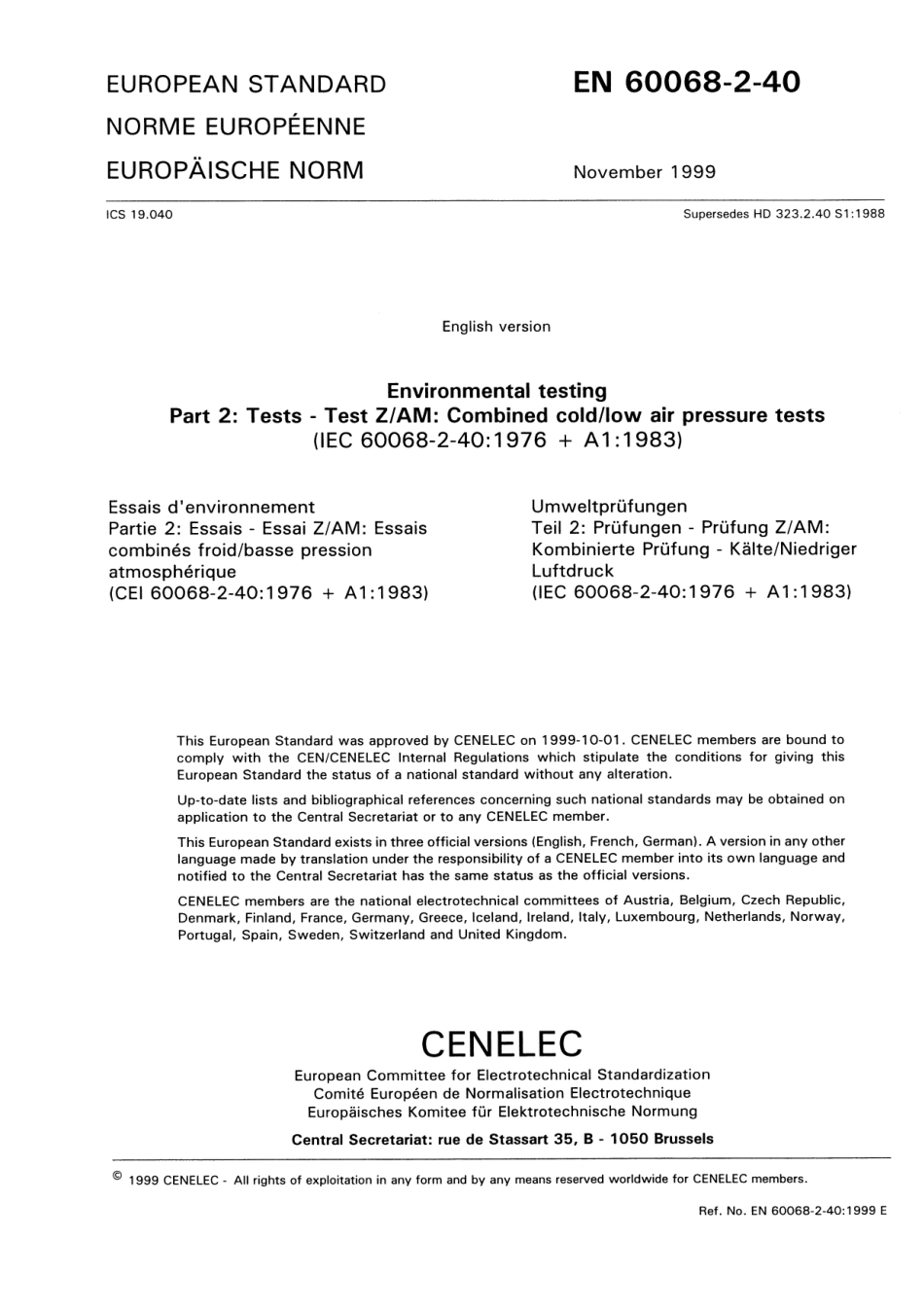 BS EN 60068-2-40-2000.pdf_第3页