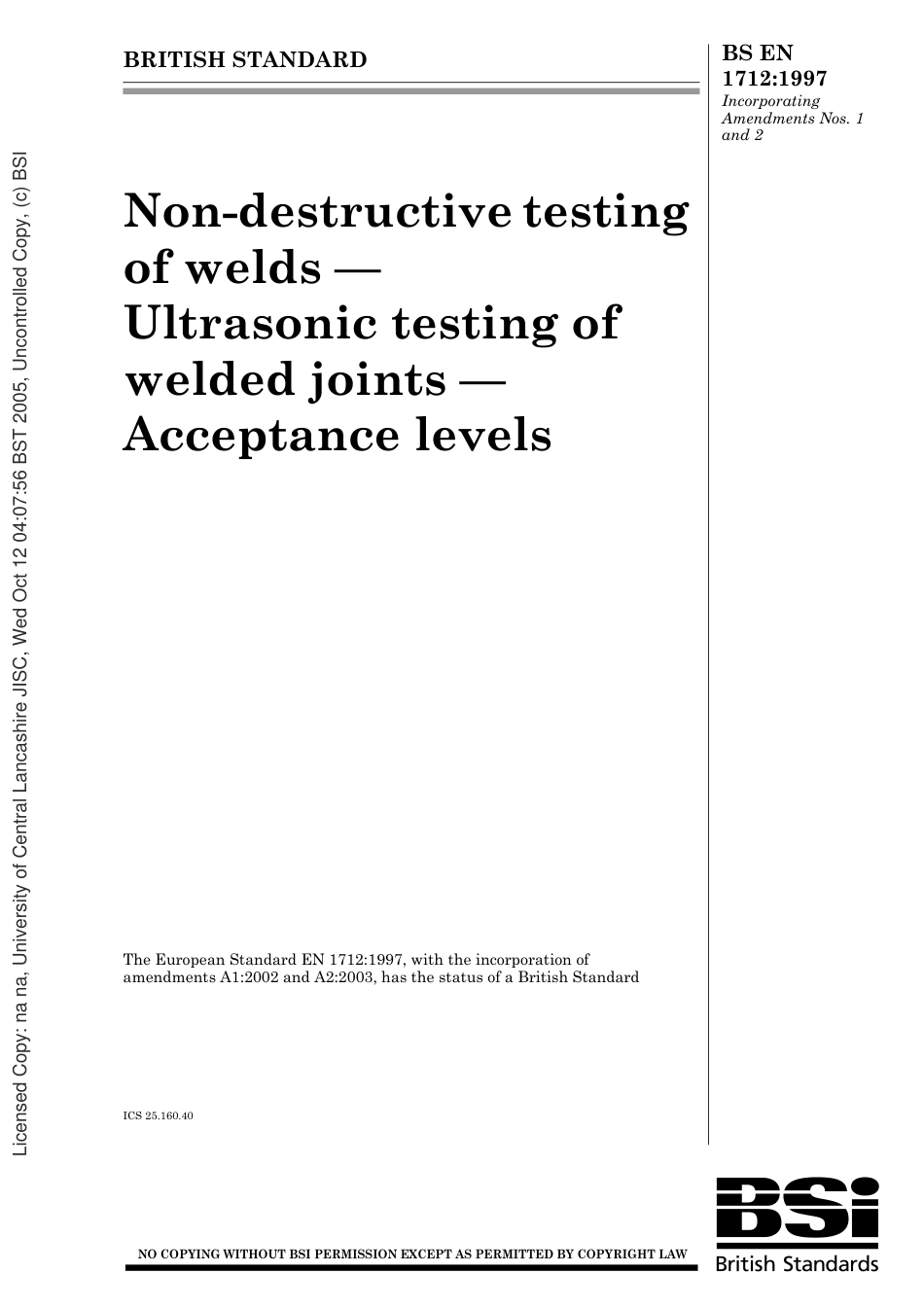 BS EN 01712-1997 (2004).pdf_第1页