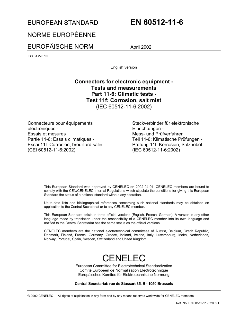 BS EN 60512-11-6-2002.pdf_第3页