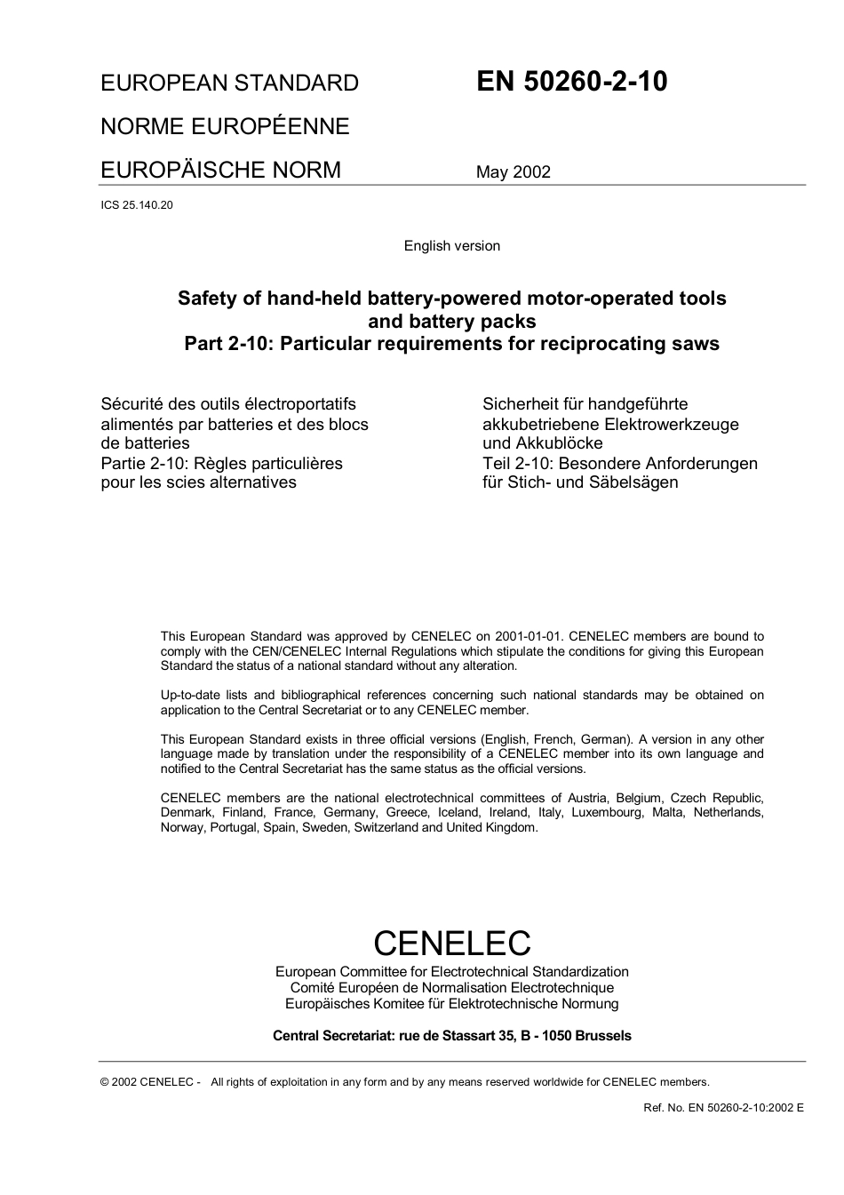 BS EN 50260-2-10-2002.pdf_第3页