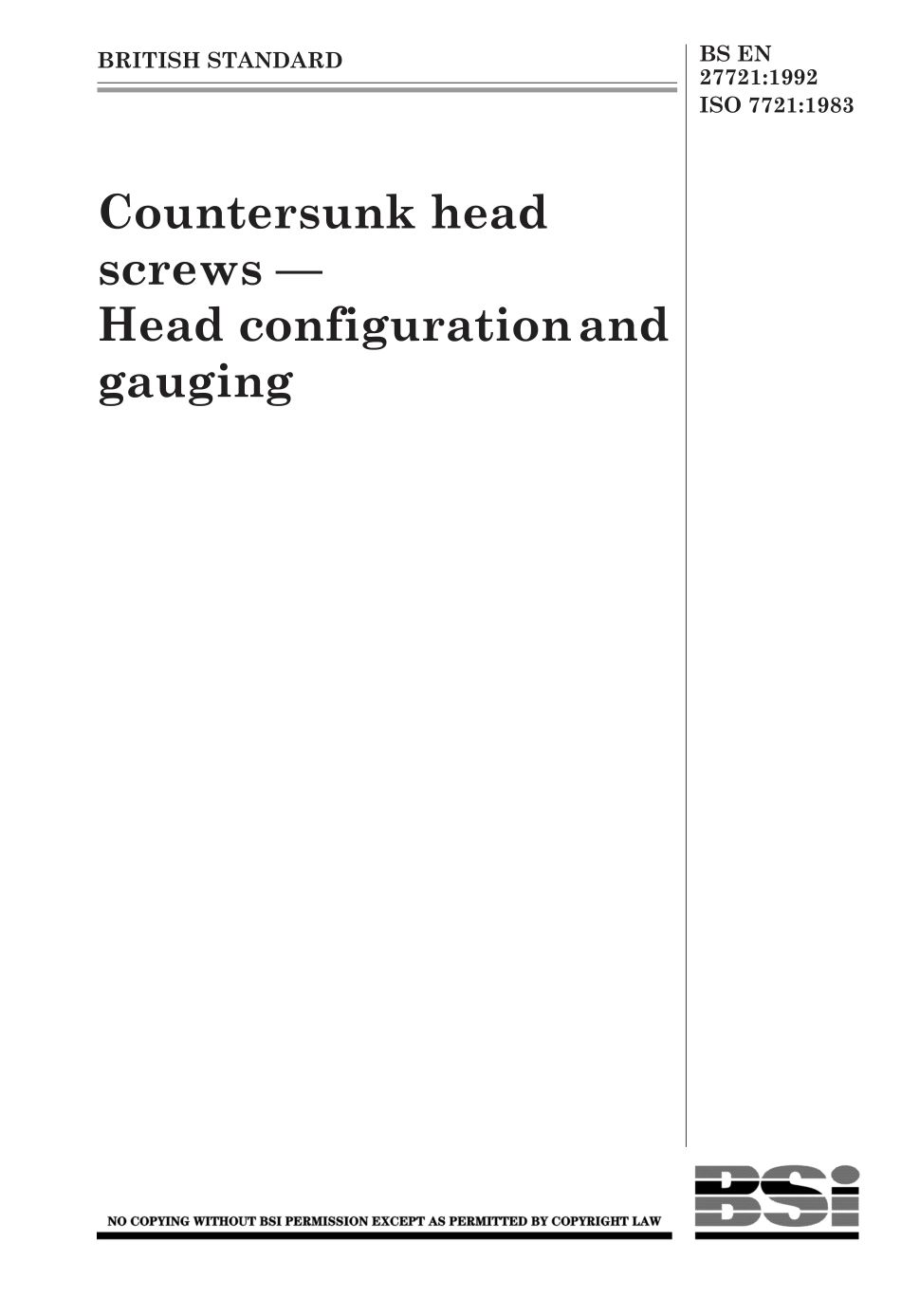 BS EN 27721-1992 (1999) ISO 7721-1983.pdf_第1页