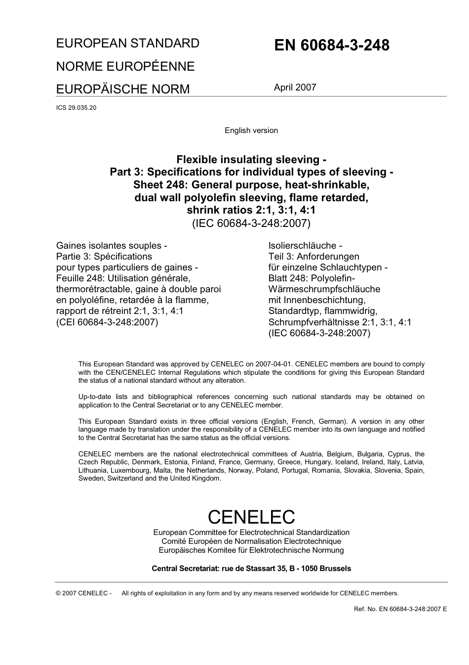 BS EN 60684-3-248-2007.pdf_第3页