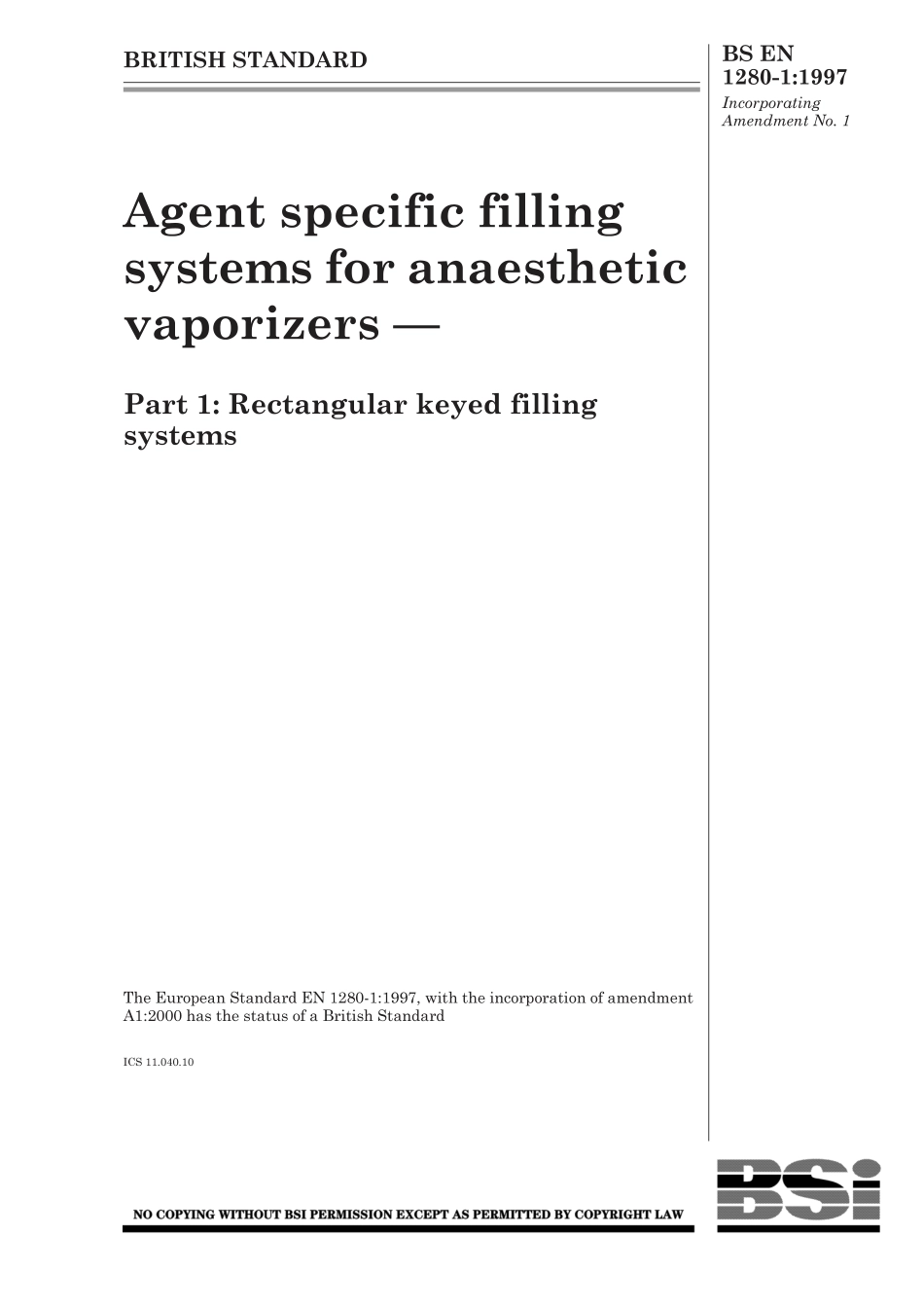 BS EN 01280-1-1997 (2001).pdf_第1页