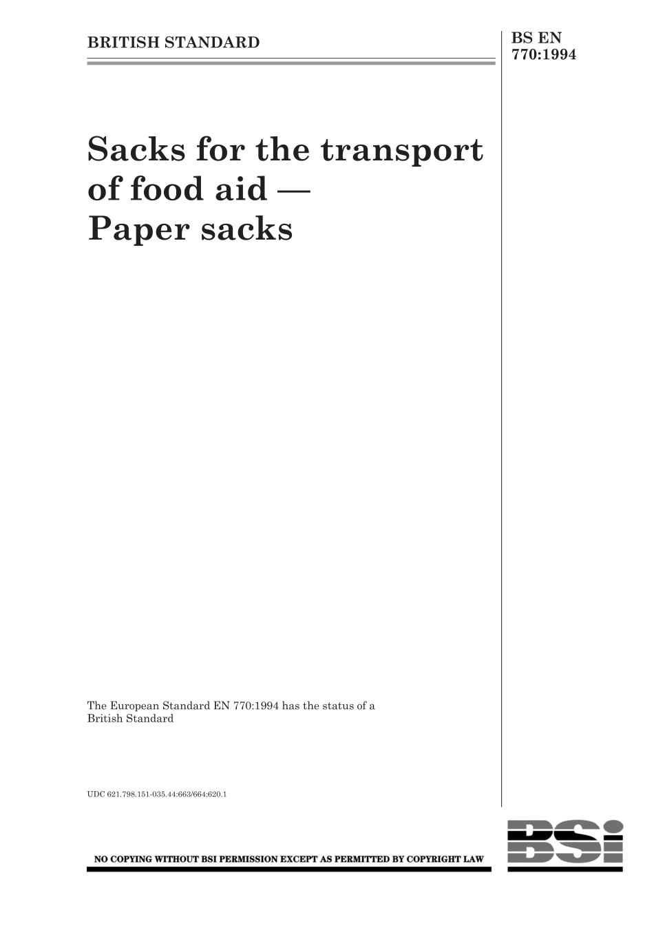 BS EN 00770-1994 (1999).pdf_第1页