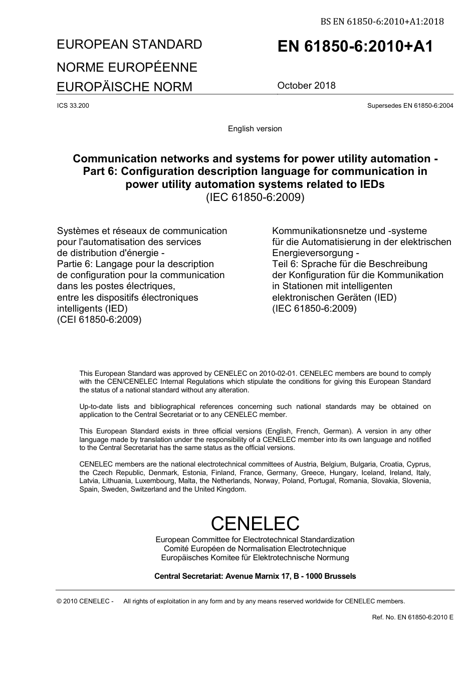 BS EN 61850-6-2010 + A1-2018.pdf_第3页