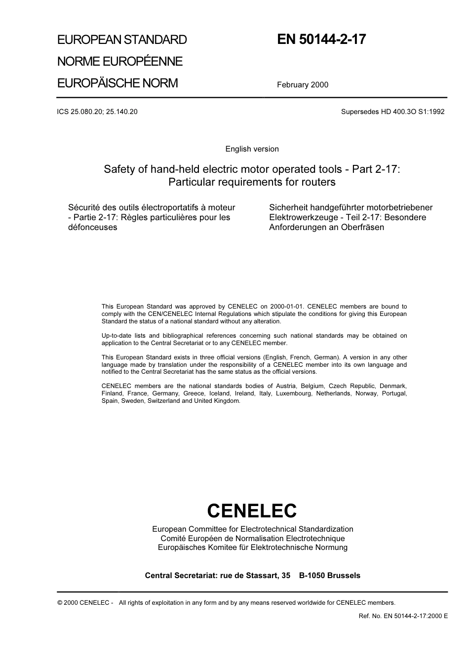 BS EN 50144-2-17-2000.pdf_第3页