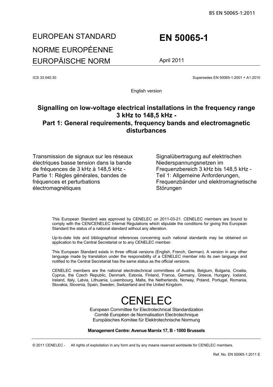 BS EN 50065-1-2011.pdf_第3页