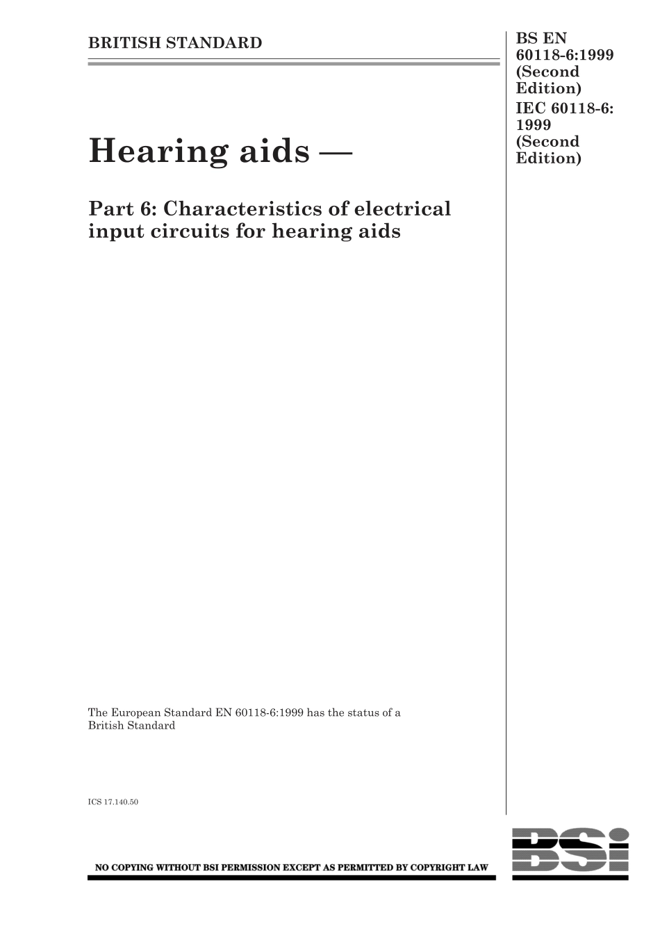 BS EN 60118-6-1999 (2000).pdf_第1页