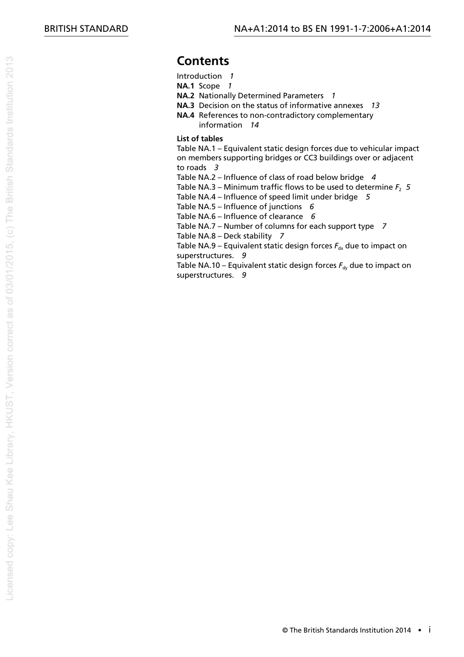 BS EN 01991-1-7-2006 + A1-2014 NA + A1-2014.pdf_第3页