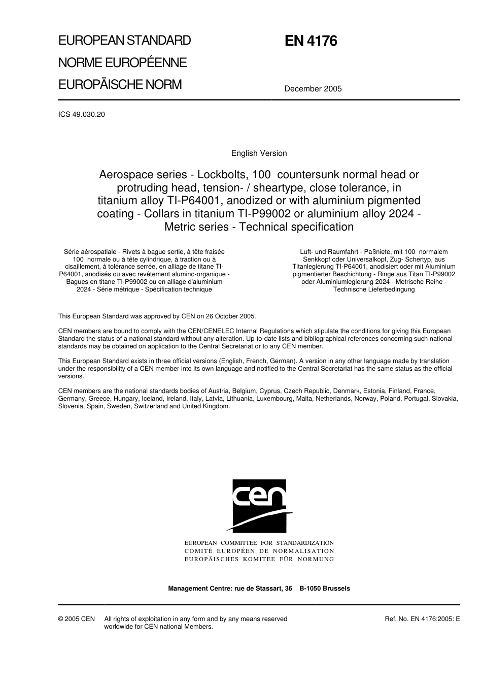 BS EN 04176-2005.pdf_第3页