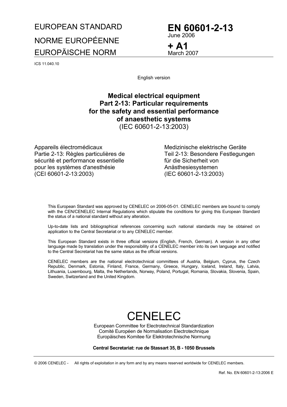 BS EN 60601-2-13-2006 (2007).pdf_第3页