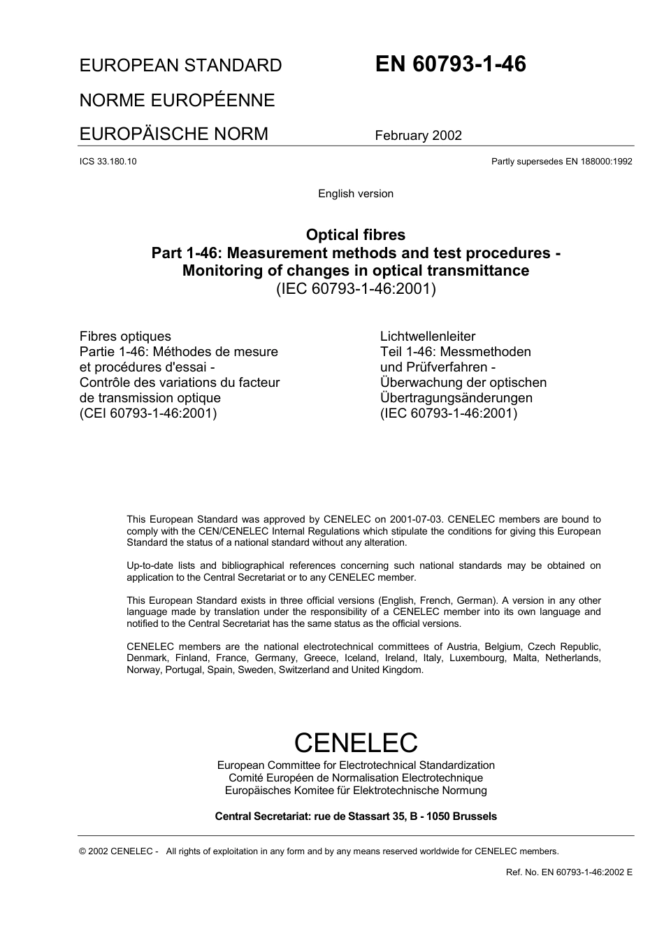 BS EN 60793-1-46-2002.pdf_第3页