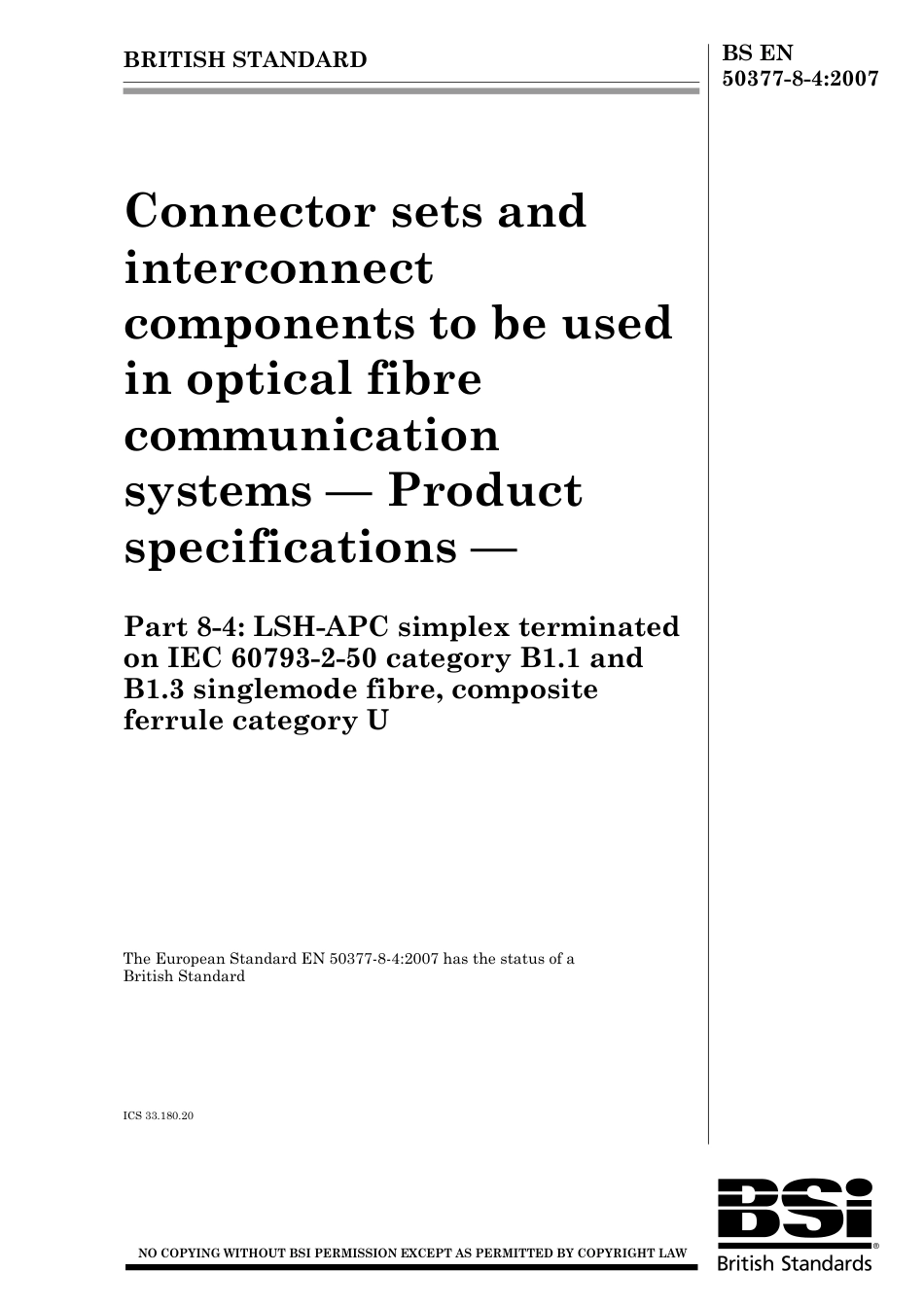 BS EN 50377-8-4-2007.pdf_第1页