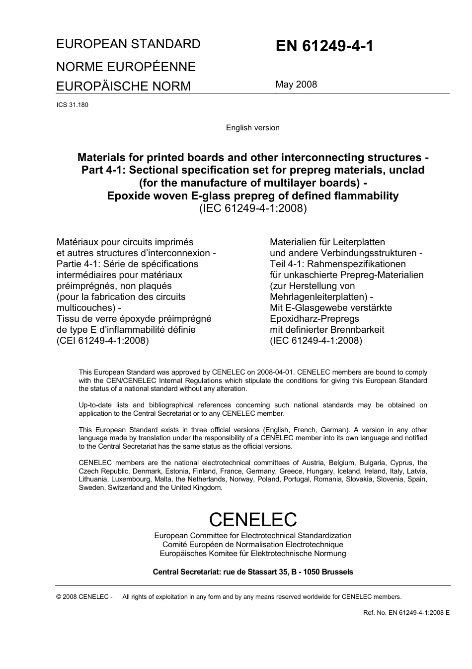 BS EN 61249-4-1-2008.pdf_第3页