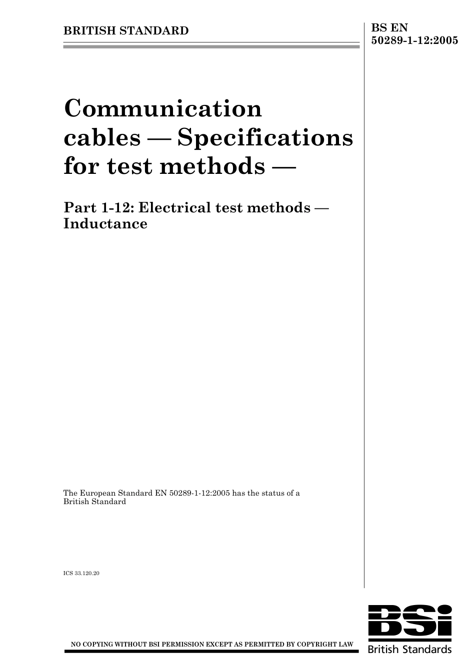 BS EN 50289-1-12-2005.pdf_第1页