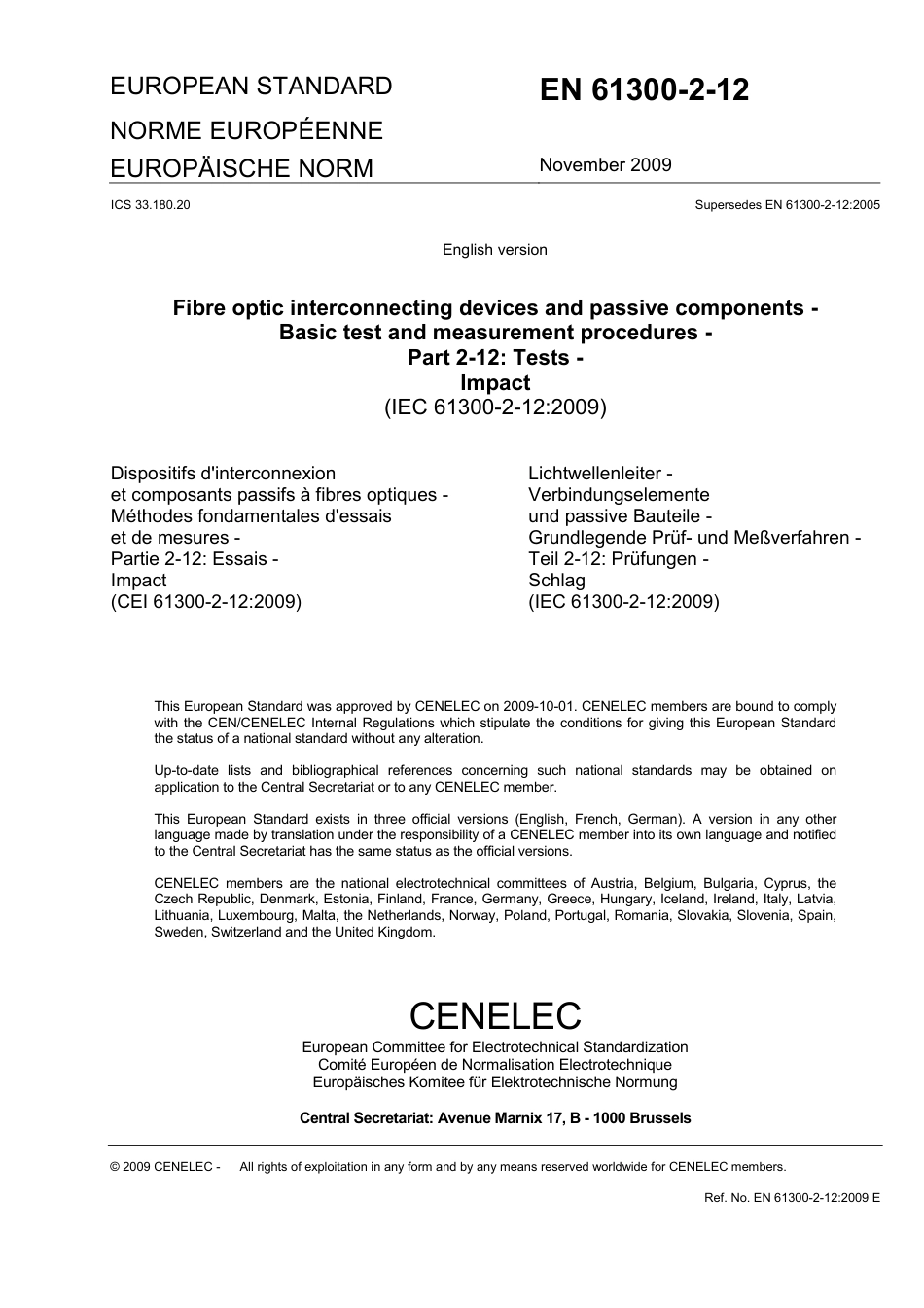 BS EN 61300-2-12-2009 (2011).pdf_第3页