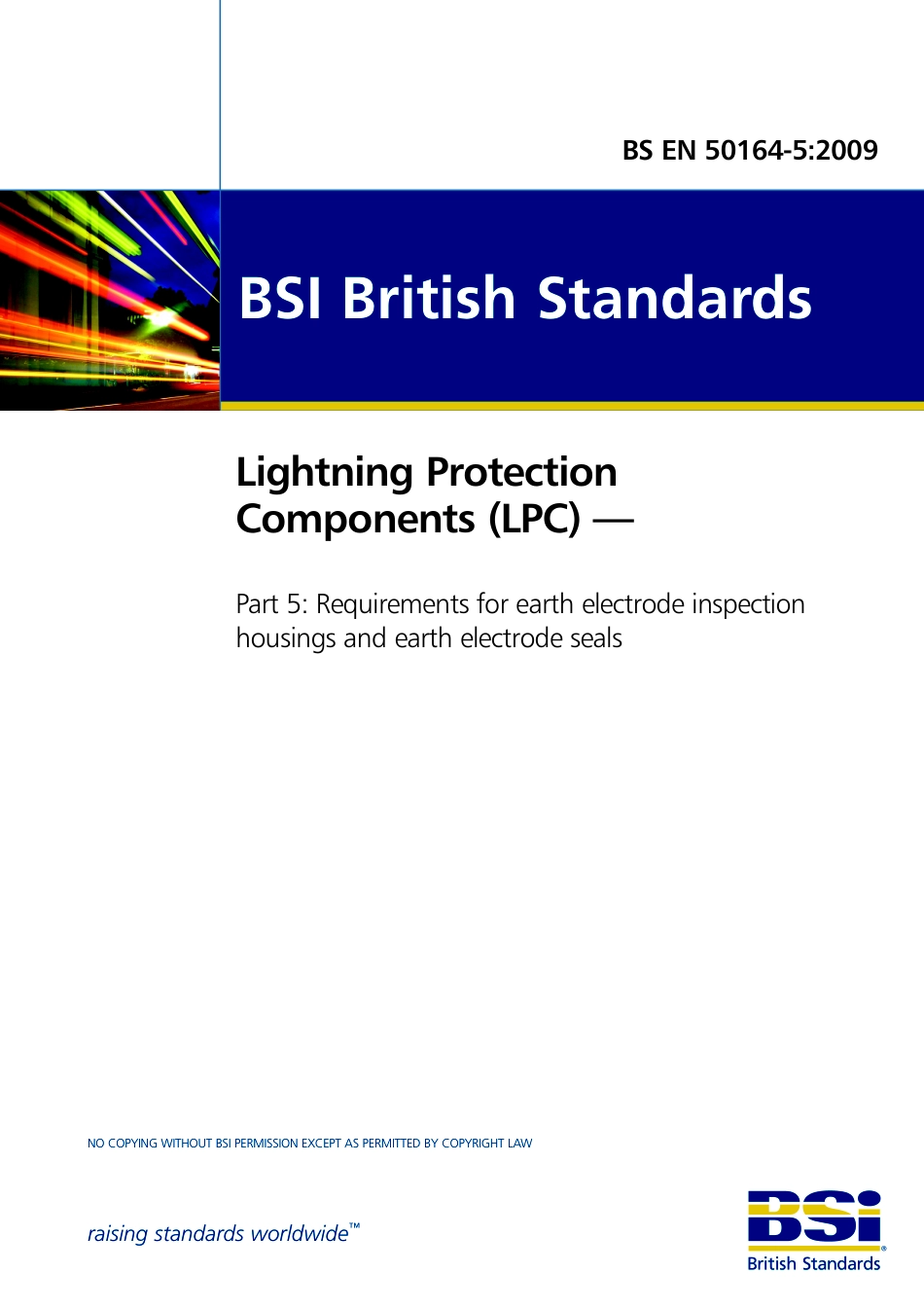 BS EN 50164-5-2009.pdf_第1页