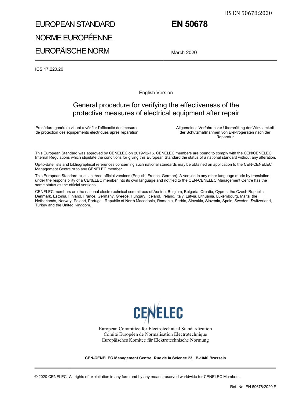 BS EN 50678-2020 (2021).pdf_第3页