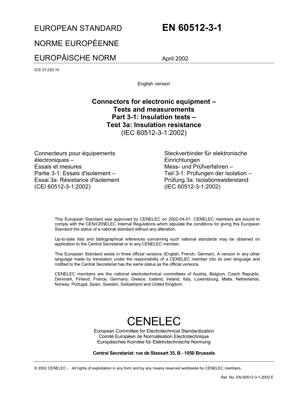 BS EN 60512-3-1-2002.pdf_第3页