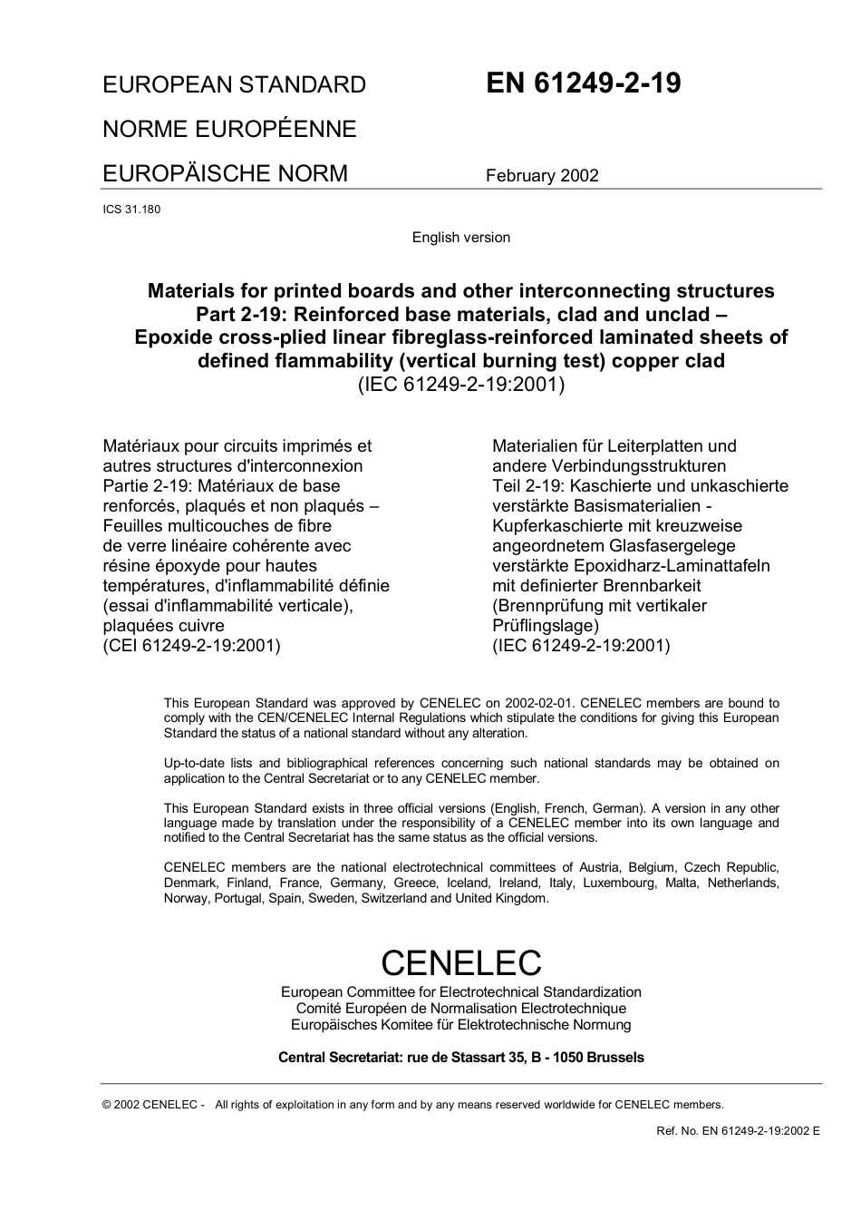 BS EN 61249-2-19-2002.pdf_第3页