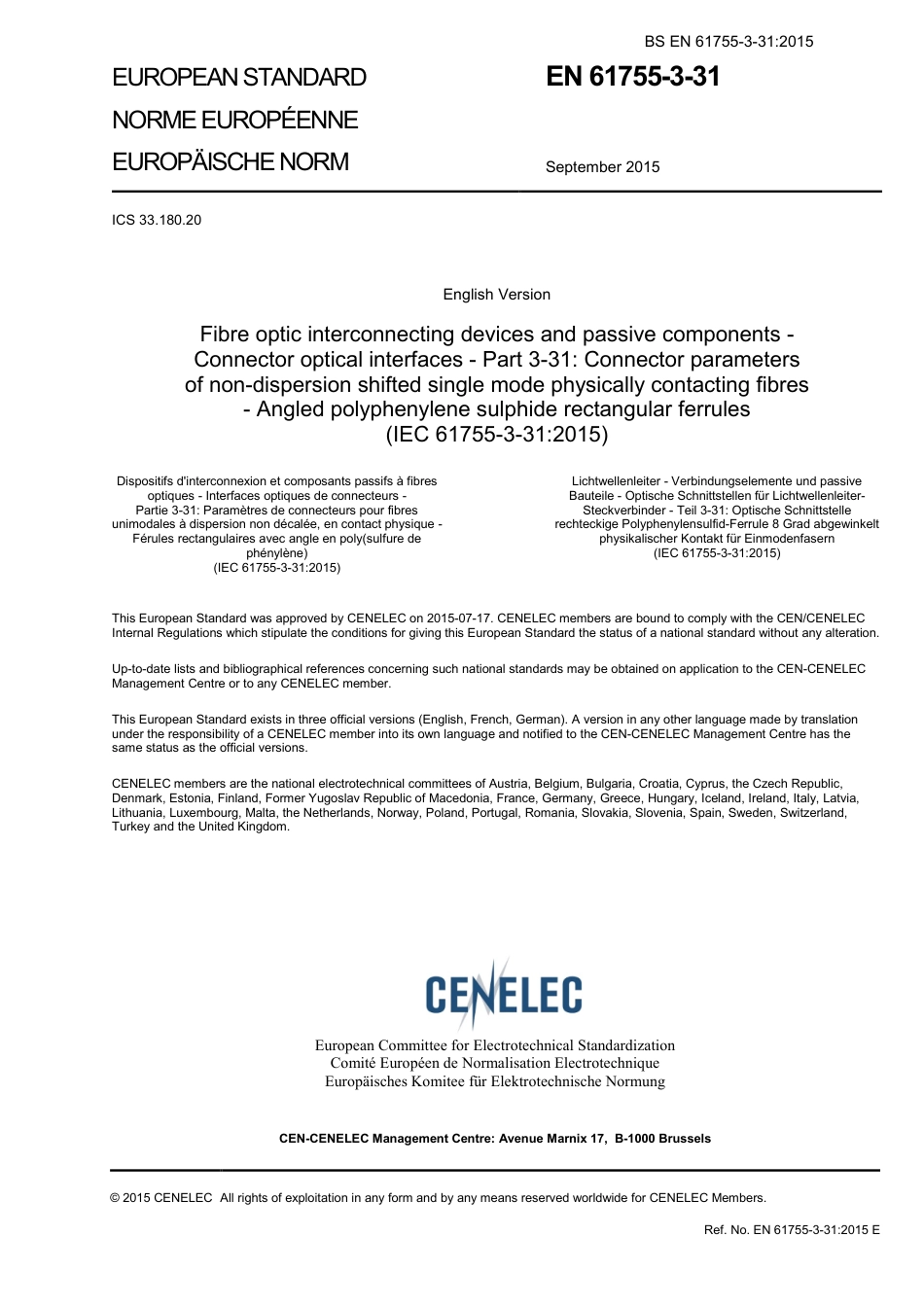 BS EN 61755-3-31-2015.pdf_第3页