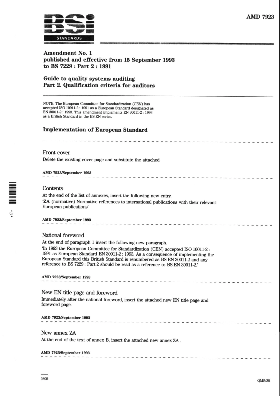 BS EN 30011-2-1991 (1993) ISO 10011-2-1991 scan.pdf_第3页