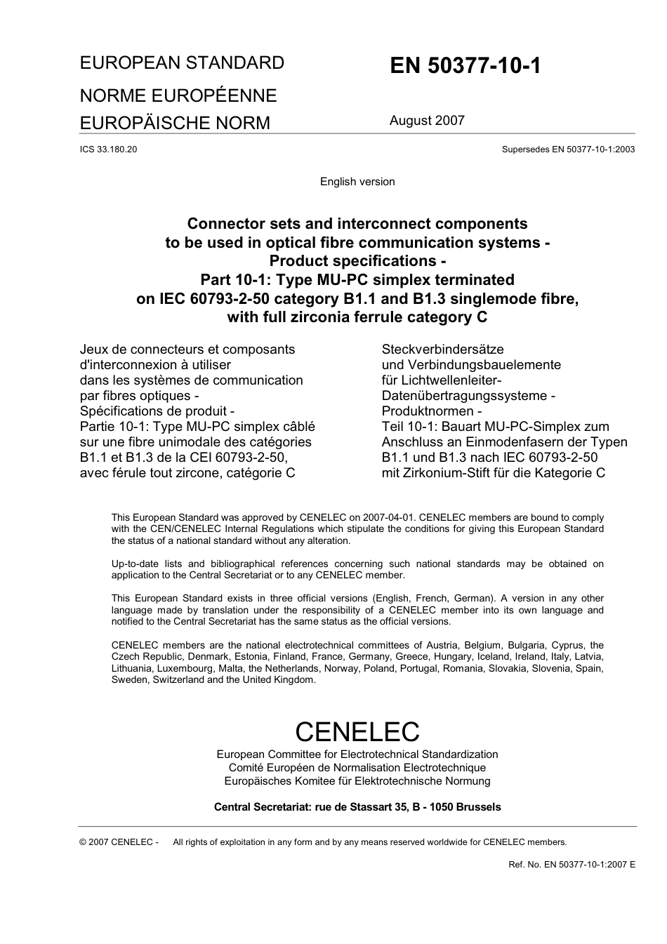 BS EN 50377-10-1-2007.pdf_第3页