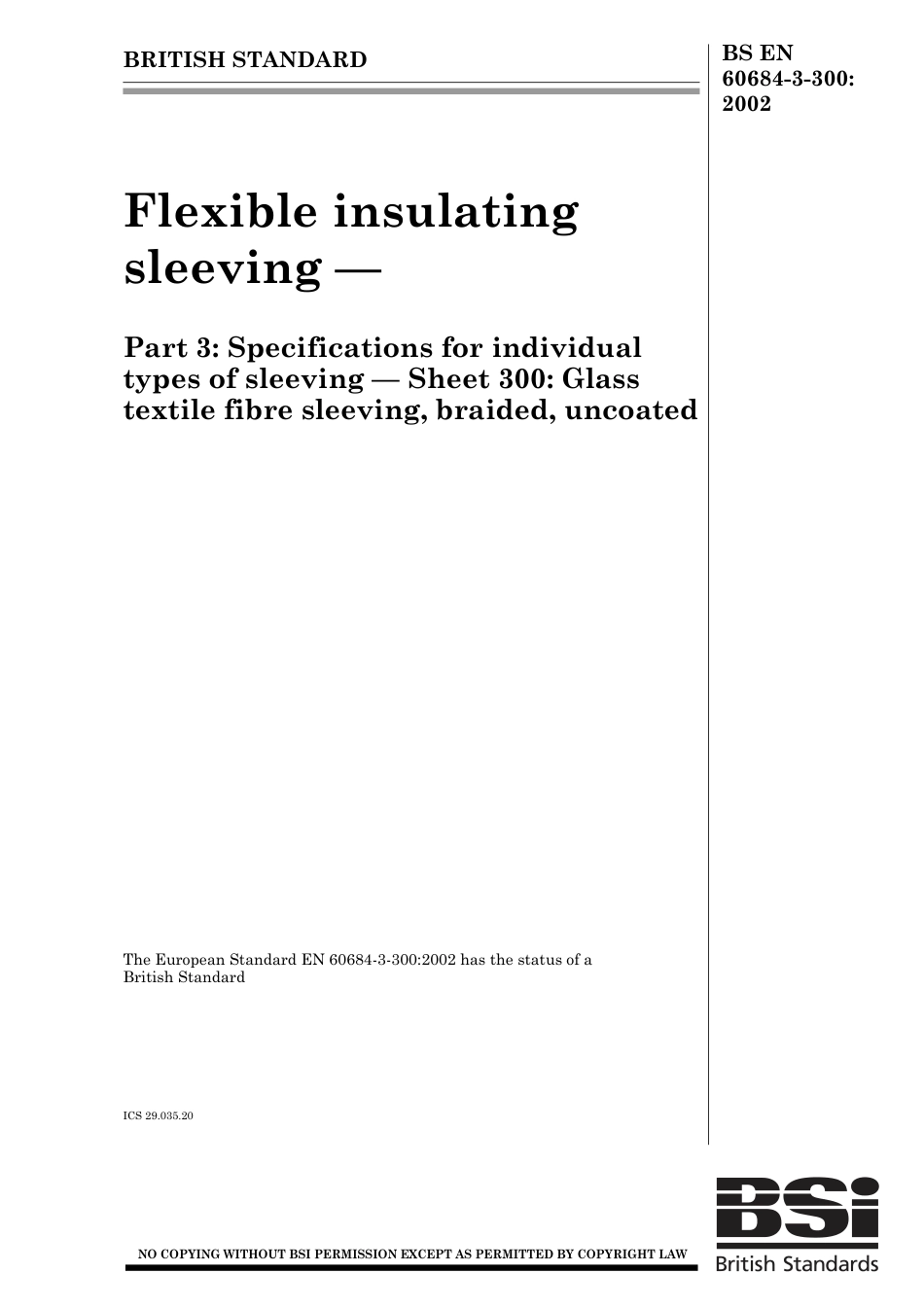 BS EN 60684-3-300-2002.pdf_第1页