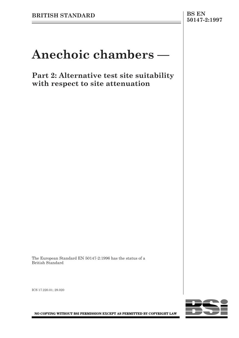 BS EN 50147-2-1997.pdf_第1页