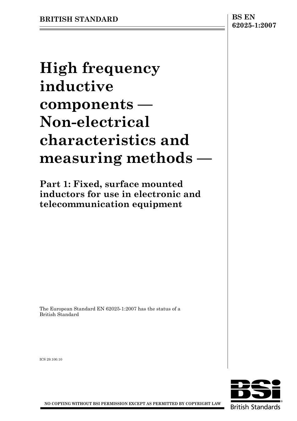 BS EN 62025-1-2007.pdf_第1页