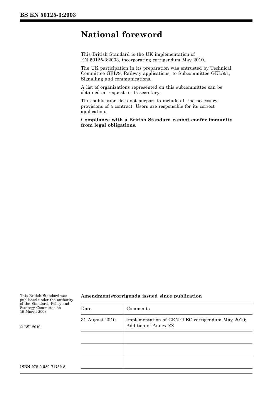 BS EN 50125-3-2003 (2010).pdf_第2页