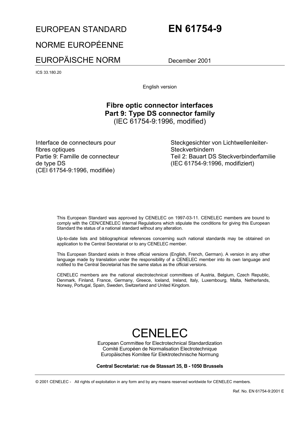 BS EN 61754-9-2001.pdf_第3页