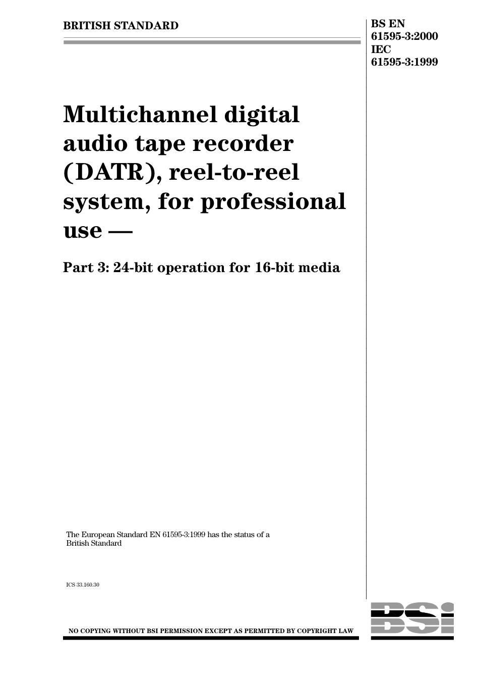 BS EN 61595-3-2000.pdf_第1页