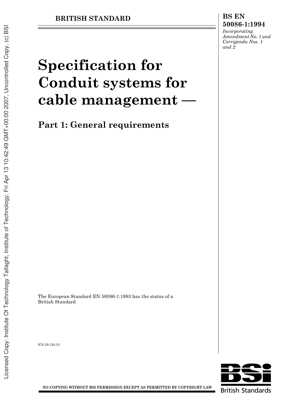 BS EN 50086-1-1994 (2005).pdf_第1页