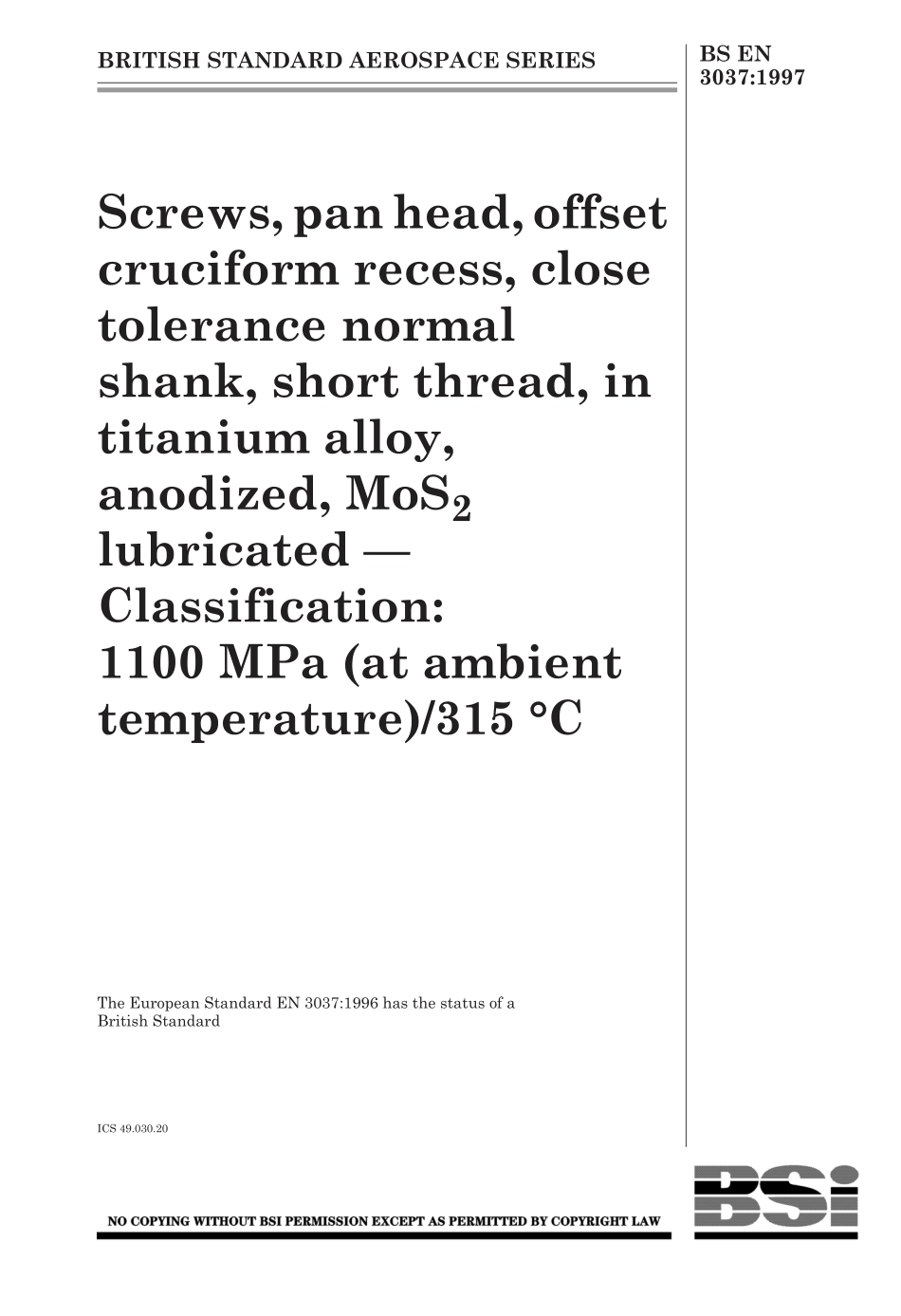 BS EN 03037-1997.pdf_第1页