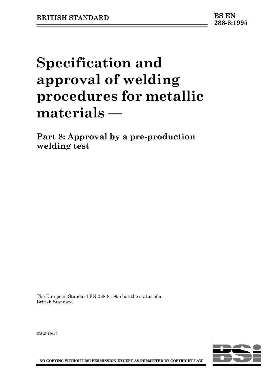 BS EN 00288-8-1995 (1998).pdf_第1页
